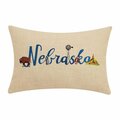 Puesta En Escena 12 x 18 in. Nebraska Embroidered Pillow PU3691833